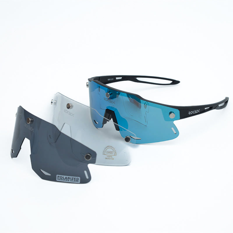 UV Protection Cycling Sunglasses with Magnetic Lenses RokBok G200