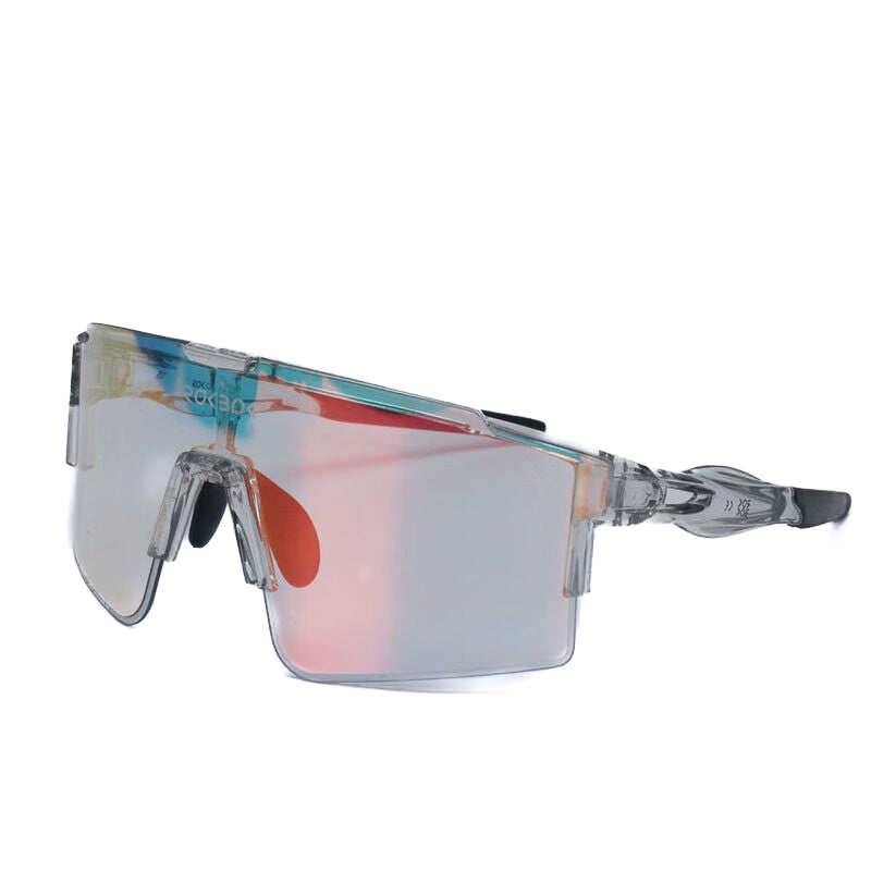 Cycling Sunglasses with 3D Metal Logo TR90 Lightweight