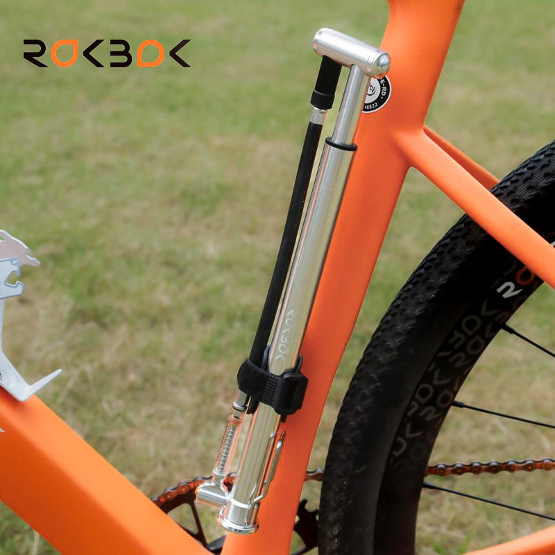 RokBok High-Pressure Mini Floor Bike Pump