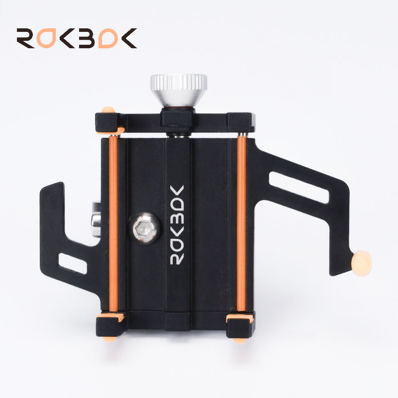 Alloy Bicycle Phone Holder - Black Orange|Bicycle Handlebar Mobile Phone Holder Mount