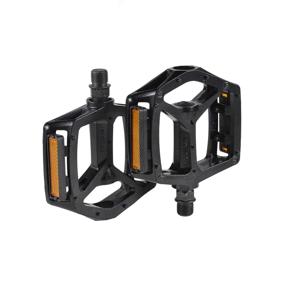 Wellgo Alloy BMX Mountain Bike /Road Bike Pedal Black/Silver
