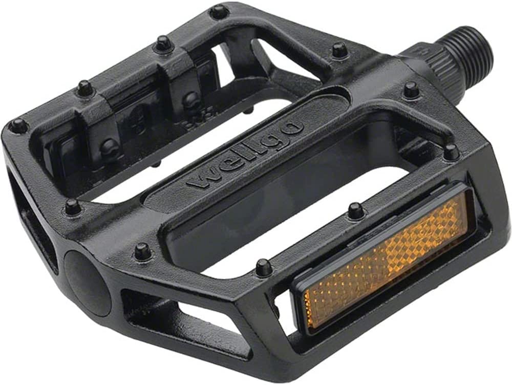 Wellgo Alloy BMX Mountain Bike /Road Bike Pedal Black/Silver
