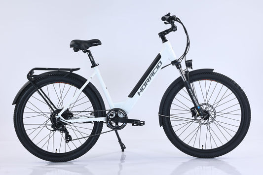 Elita Step Through Hybrid eBikes |27.5" eBike 2025 New Arrival | Pedal Assist Electric Bike