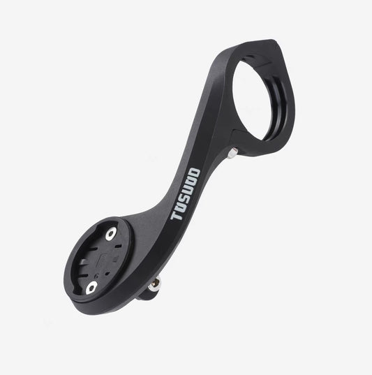 Out Front Mount Compatible with Garmin Bike GPS Computer - Light Holder Camera Bracket - Bicycle Combo Extended Mount Road MTB Accessories