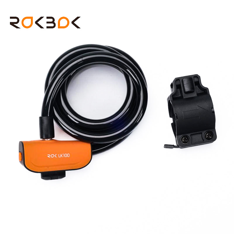 RokBok Durable Zinc Alloy Bike Lock with ABS Shell - Black