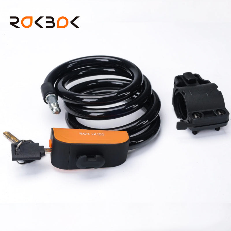 RokBok Durable Zinc Alloy Bike Lock with ABS Shell - Black