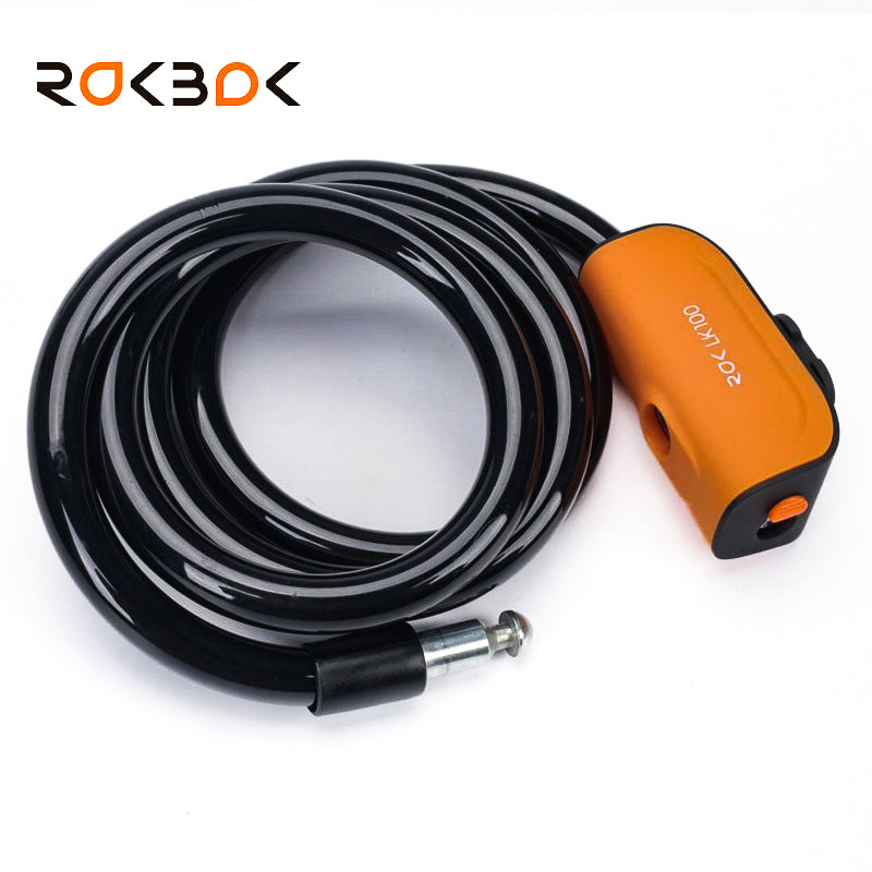 RokBok Durable Zinc Alloy Bike Lock with ABS Shell - Black