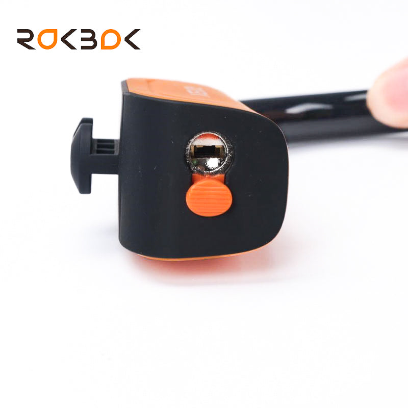 RokBok Durable Zinc Alloy Bike Lock with ABS Shell - Black