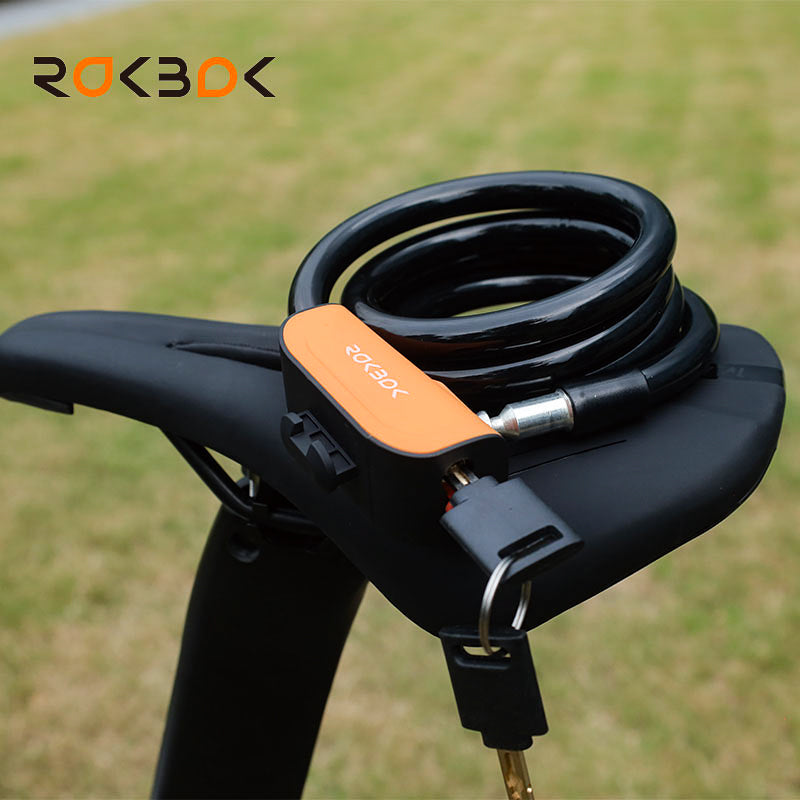 RokBok Durable Zinc Alloy Bike Lock with ABS Shell - Black