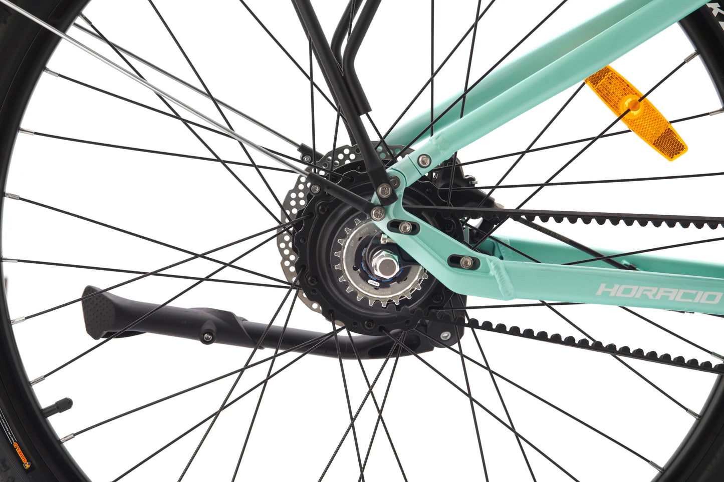 Horacio Serenio Step Through Gates Belt-Drive Electric Bike – Automatic Gear Shifting E-Bike