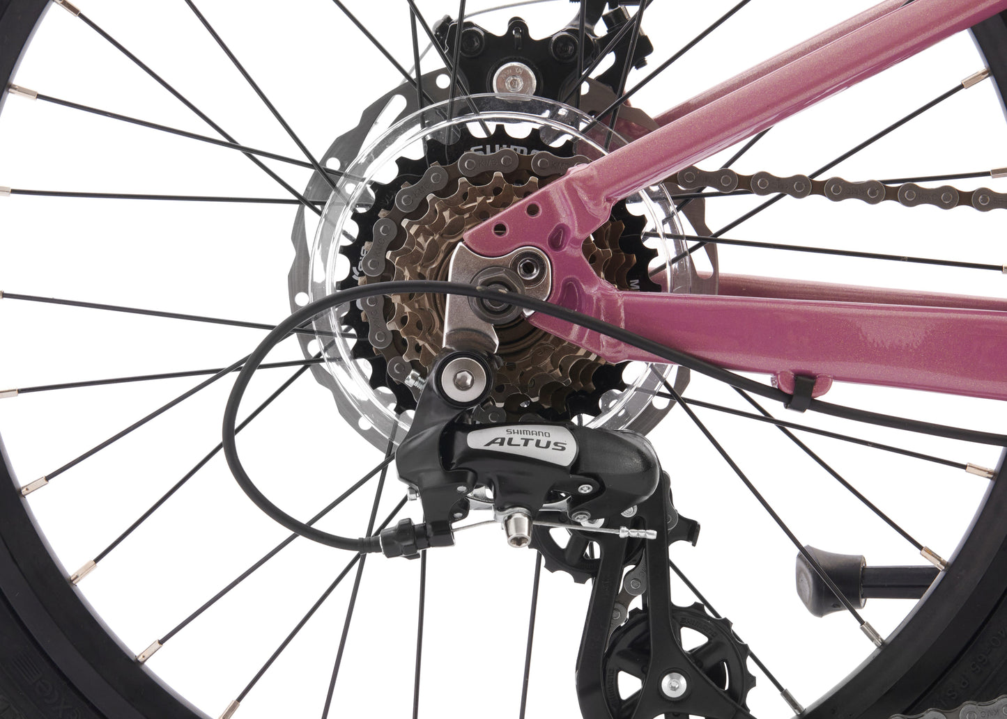 Vortex 20 Inch Kids Mountain Bike – Light Alloy Frame, 7 Speed, Disc Brake