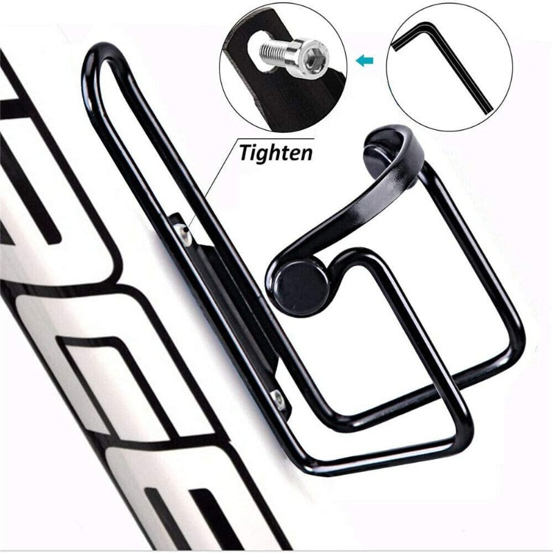 Aluminum Alloy Water Bottle Holder MTB Bike Bicycle Cycling Drink Rack Cage