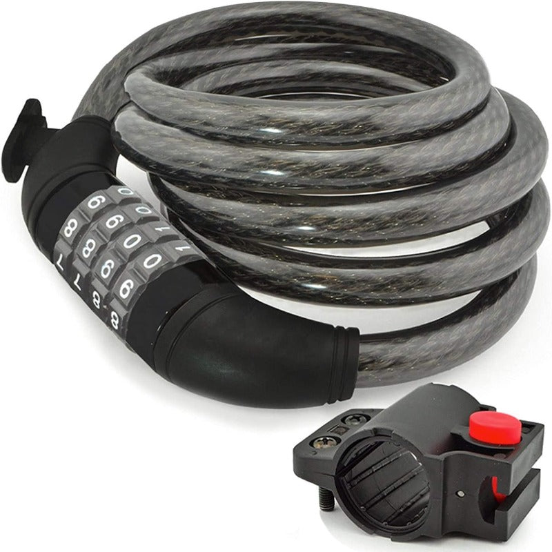 Lock Bike, Lock Cable, Combination Bicycle Lock